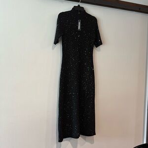 NWT Steve Madden Black lightweight sweater dress